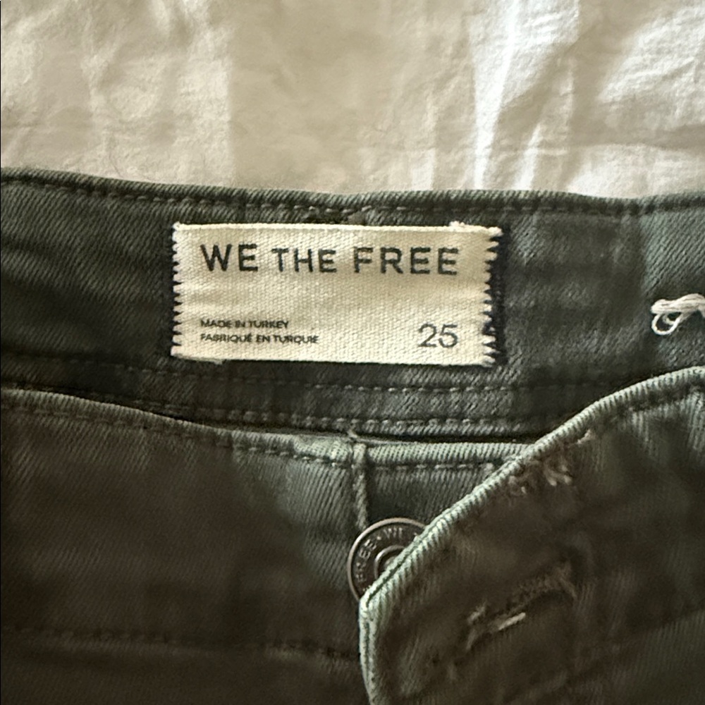 We The Free Sage Green Trousers